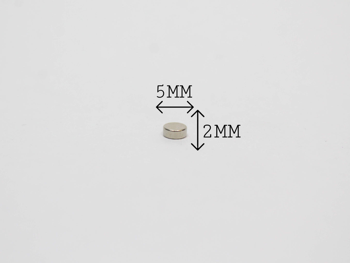 5 mm Dia x 2 mm Thick Neodymium Magnet